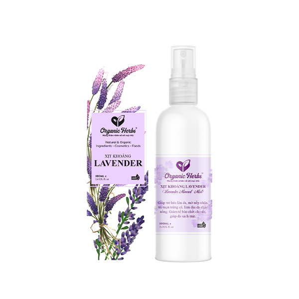 Xịt khoáng Lavender - Lavender Mineral Spray